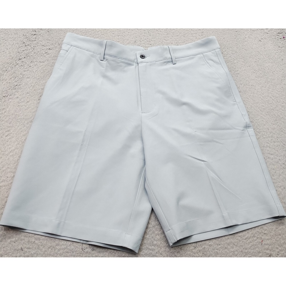 Dunning Golf Shorts Mens 34 Gray Player Fit Woven Performance Stretch D7S13H055